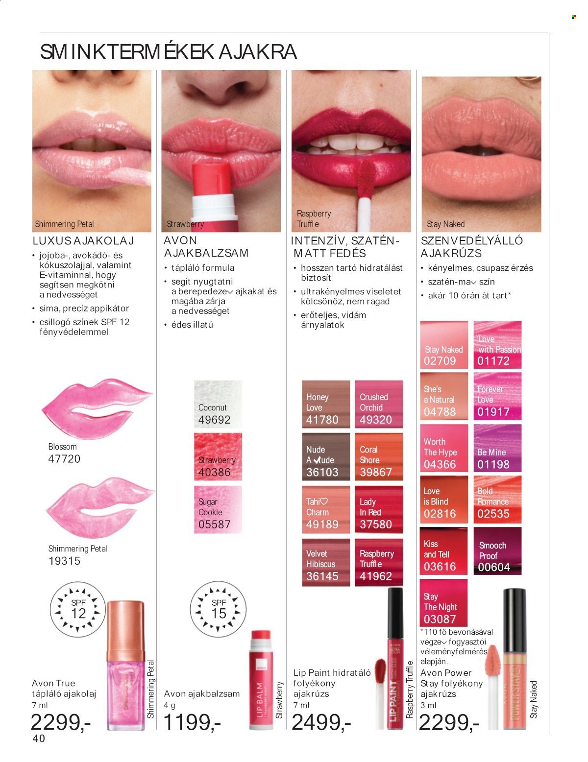 Avon akciós újság érvényes:  - 2025.07.01 - 2025.07.31. 40. oldal Oldal 40