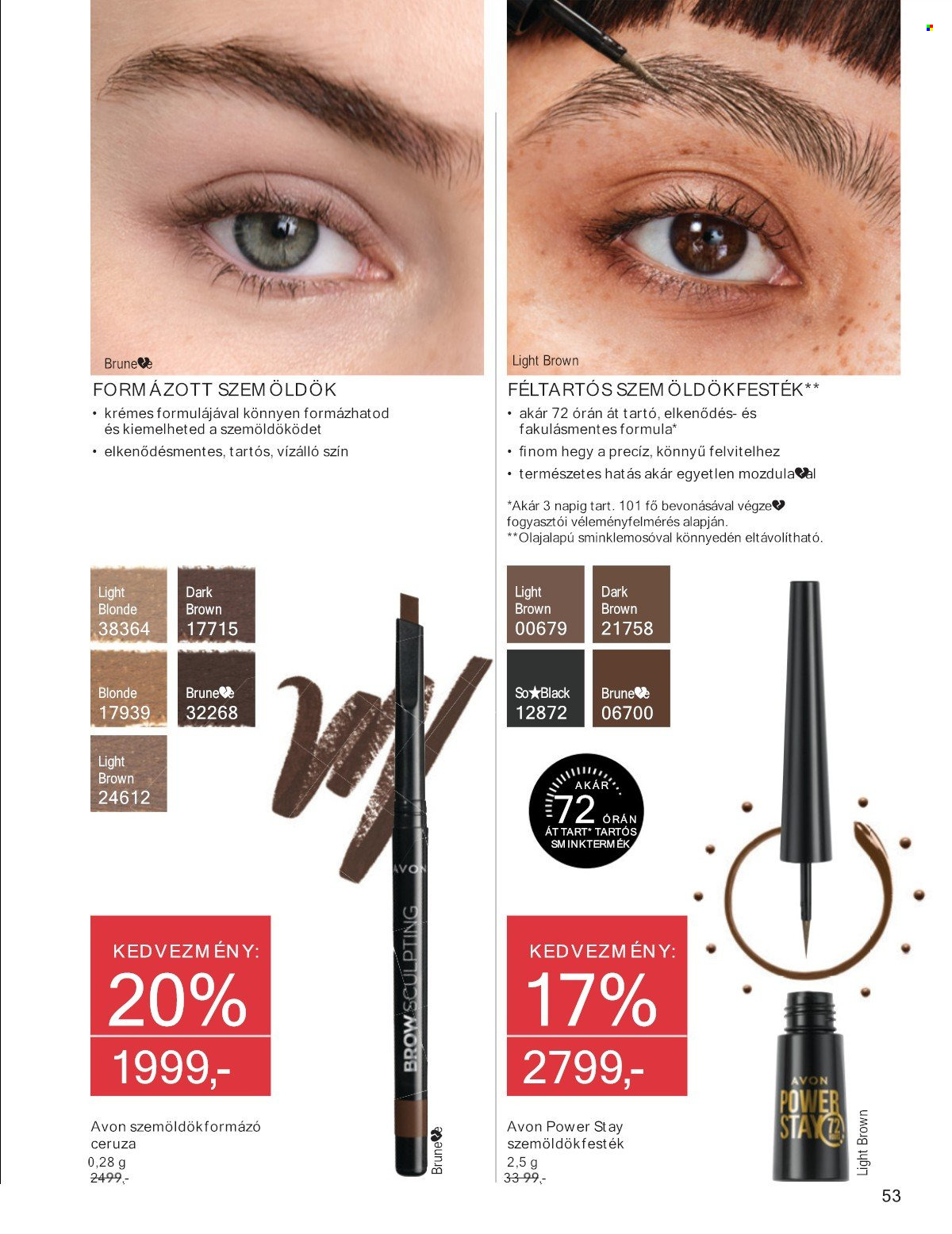 Avon akciós újság érvényes:  - 2025.07.01 - 2025.07.31. 53. oldal Oldal 53