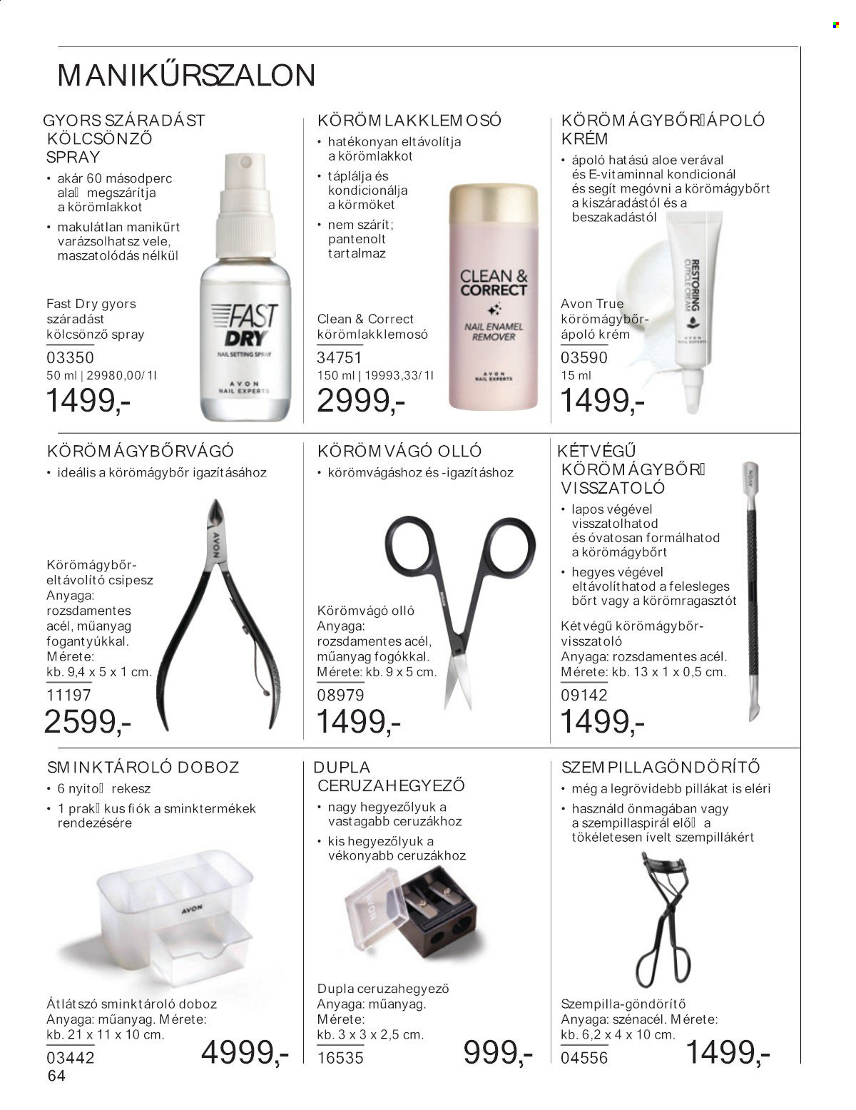 Avon akciós újság érvényes:  - 2025.07.01 - 2025.07.31. 64. oldal Oldal 64