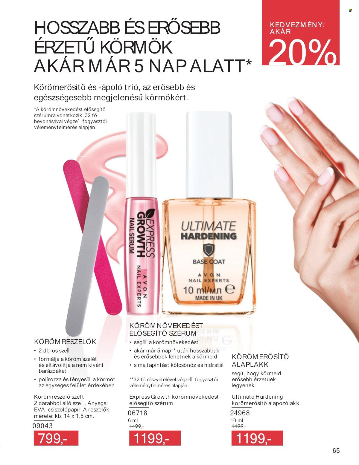 Avon akciós újság érvényes:  - 2025.07.01 - 2025.07.31. 65. oldal Oldal 65