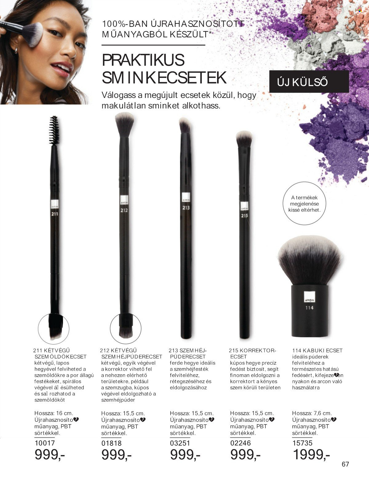 Avon akciós újság érvényes:  - 2025.07.01 - 2025.07.31. 67. oldal Oldal 67