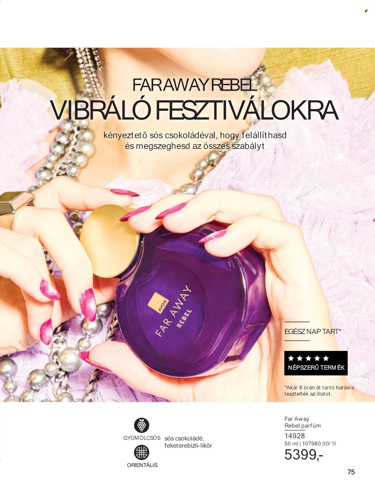 Avon akciós újság érvényes:  - 2025.07.01 - 2025.07.31. 75. oldal Oldal 75
