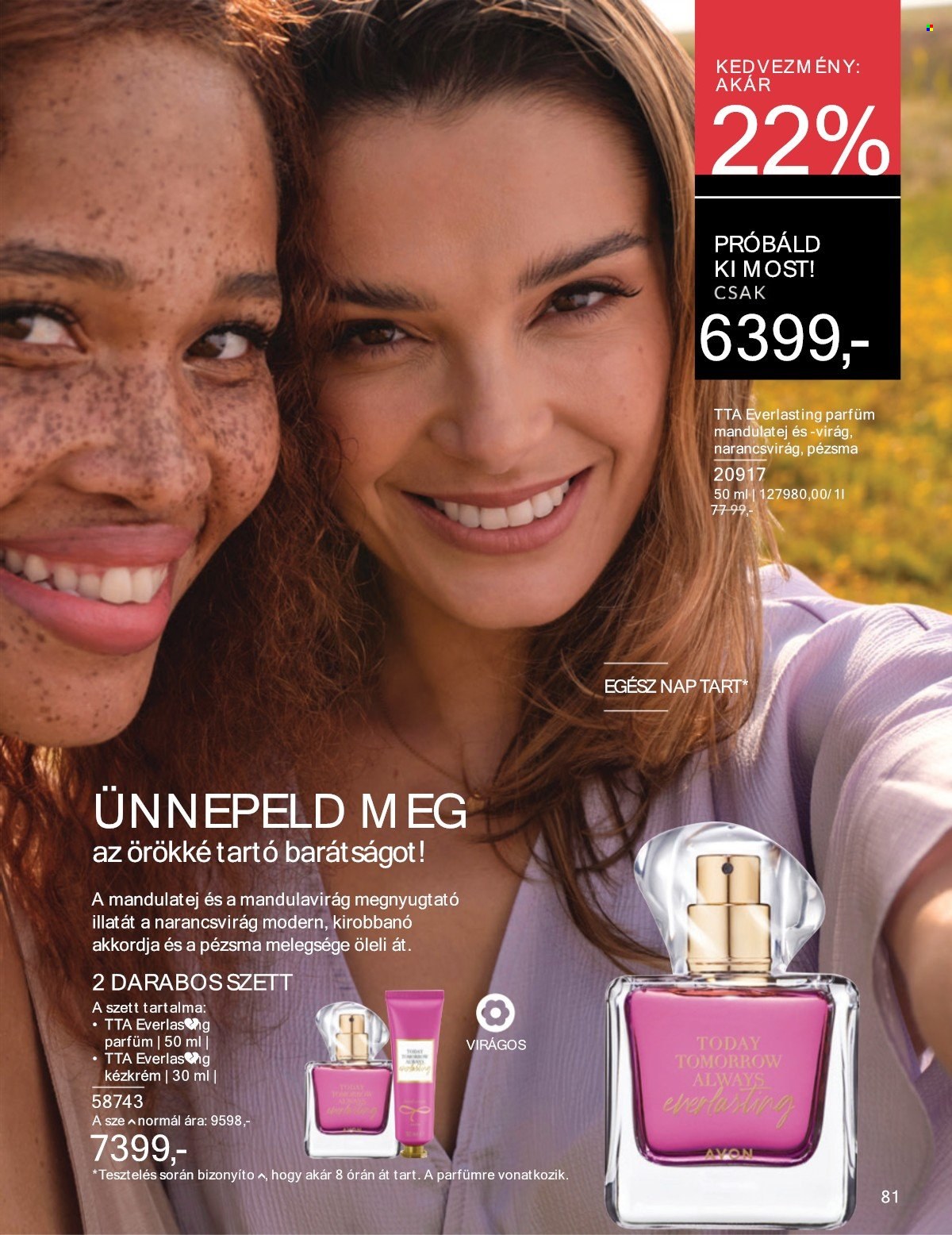 Avon akciós újság érvényes:  - 2025.07.01 - 2025.07.31. 81. oldal Oldal 81