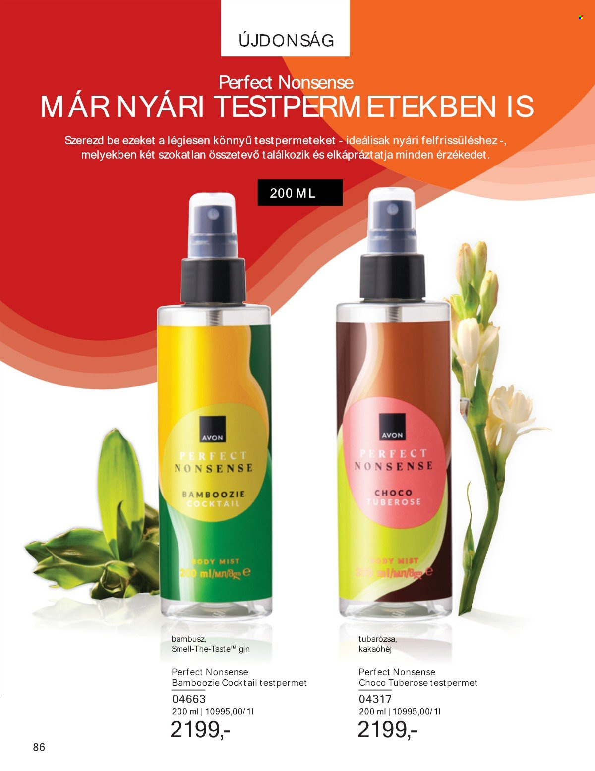 Avon akciós újság érvényes:  - 2025.07.01 - 2025.07.31. 86. oldal Oldal 86