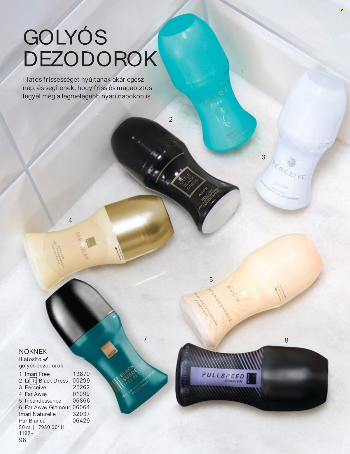 Avon akciós újság érvényes:  - 2025.07.01 - 2025.07.31. 98. oldal Oldal 98