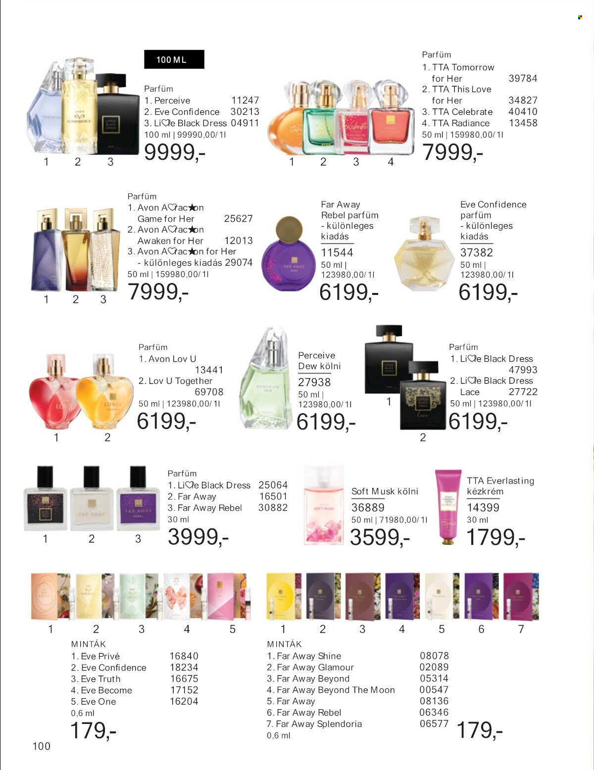 Avon akciós újság érvényes:  - 2025.07.01 - 2025.07.31. 100. oldal Oldal 100