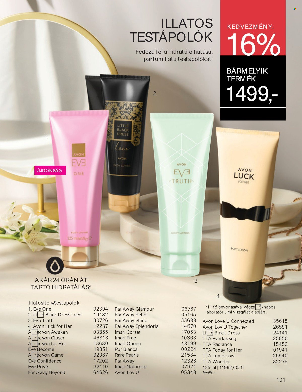 Avon akciós újság érvényes:  - 2025.07.01 - 2025.07.31. 101. oldal Oldal 101