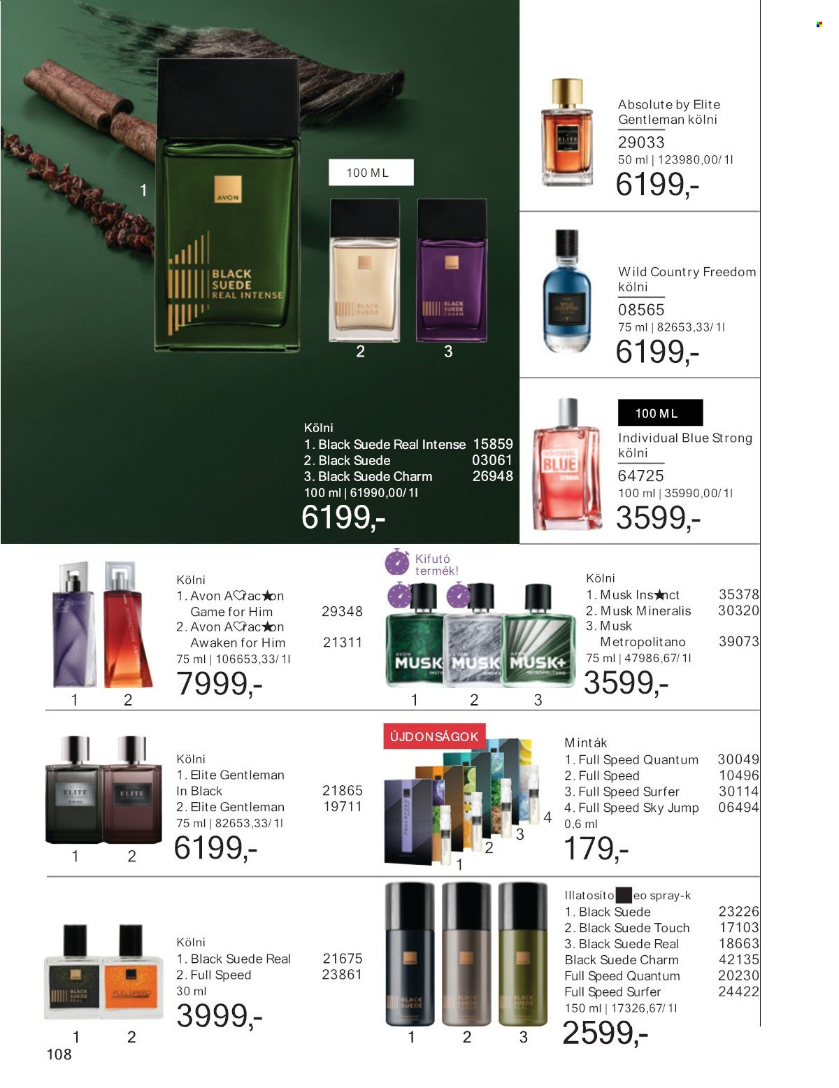 Avon akciós újság érvényes:  - 2025.07.01 - 2025.07.31. 108. oldal Oldal 108