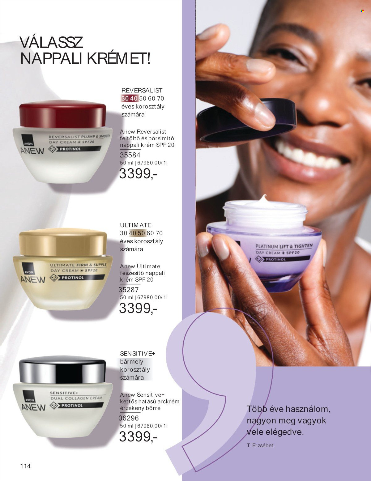 Avon akciós újság érvényes:  - 2025.07.01 - 2025.07.31. 114. oldal Oldal 114