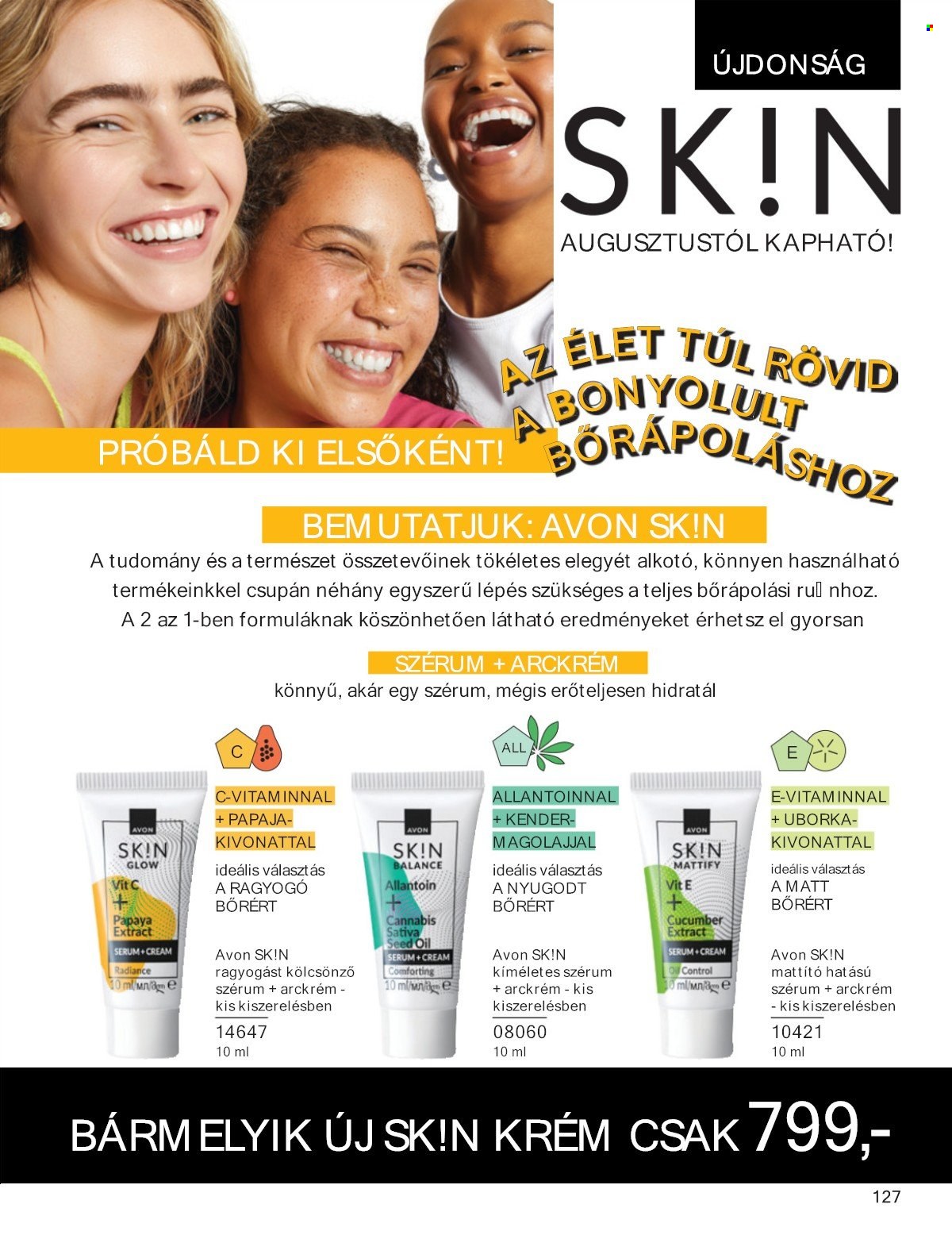 Avon akciós újság érvényes:  - 2025.07.01 - 2025.07.31. 127. oldal Oldal 127