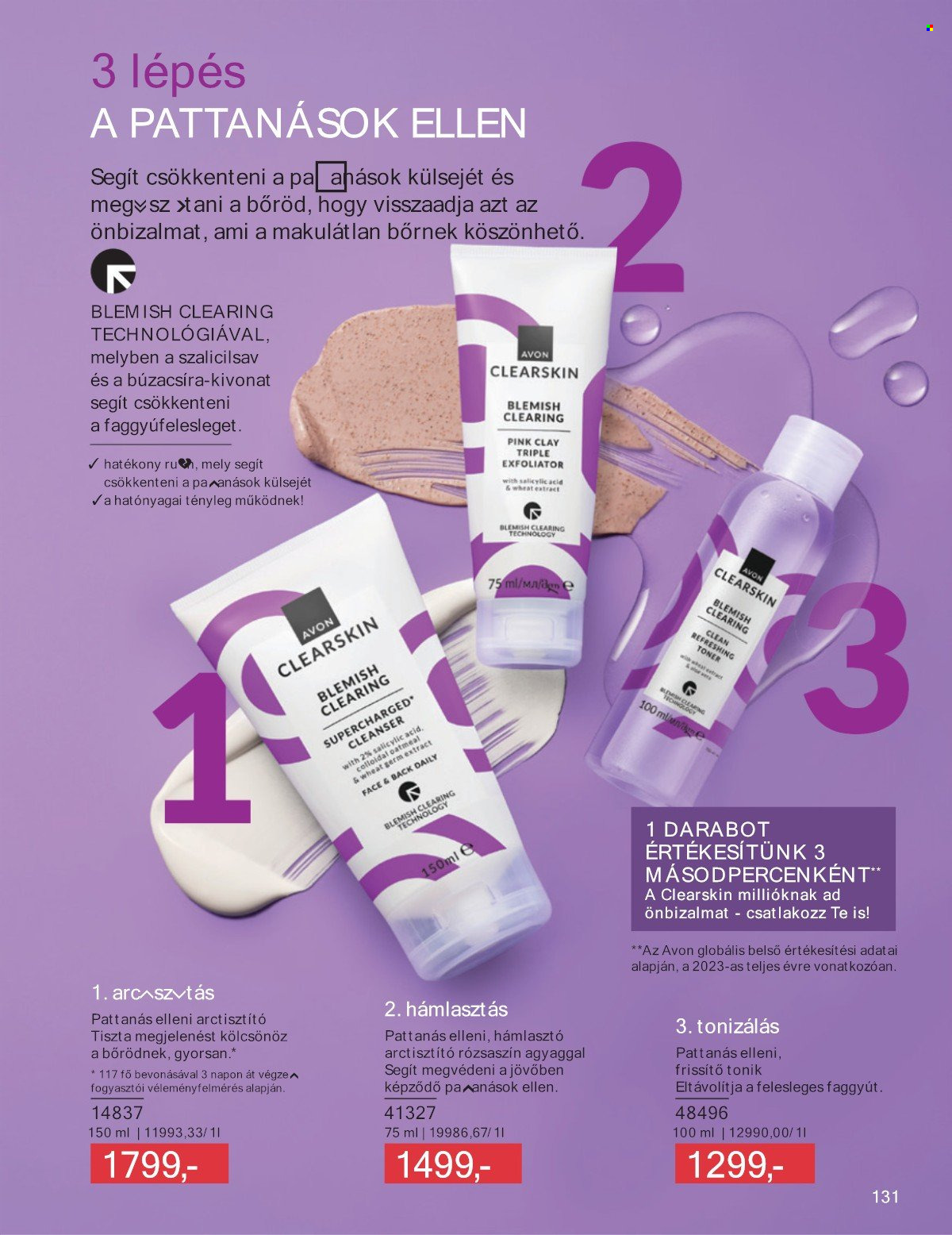 Avon akciós újság érvényes:  - 2025.07.01 - 2025.07.31. 131. oldal Oldal 131