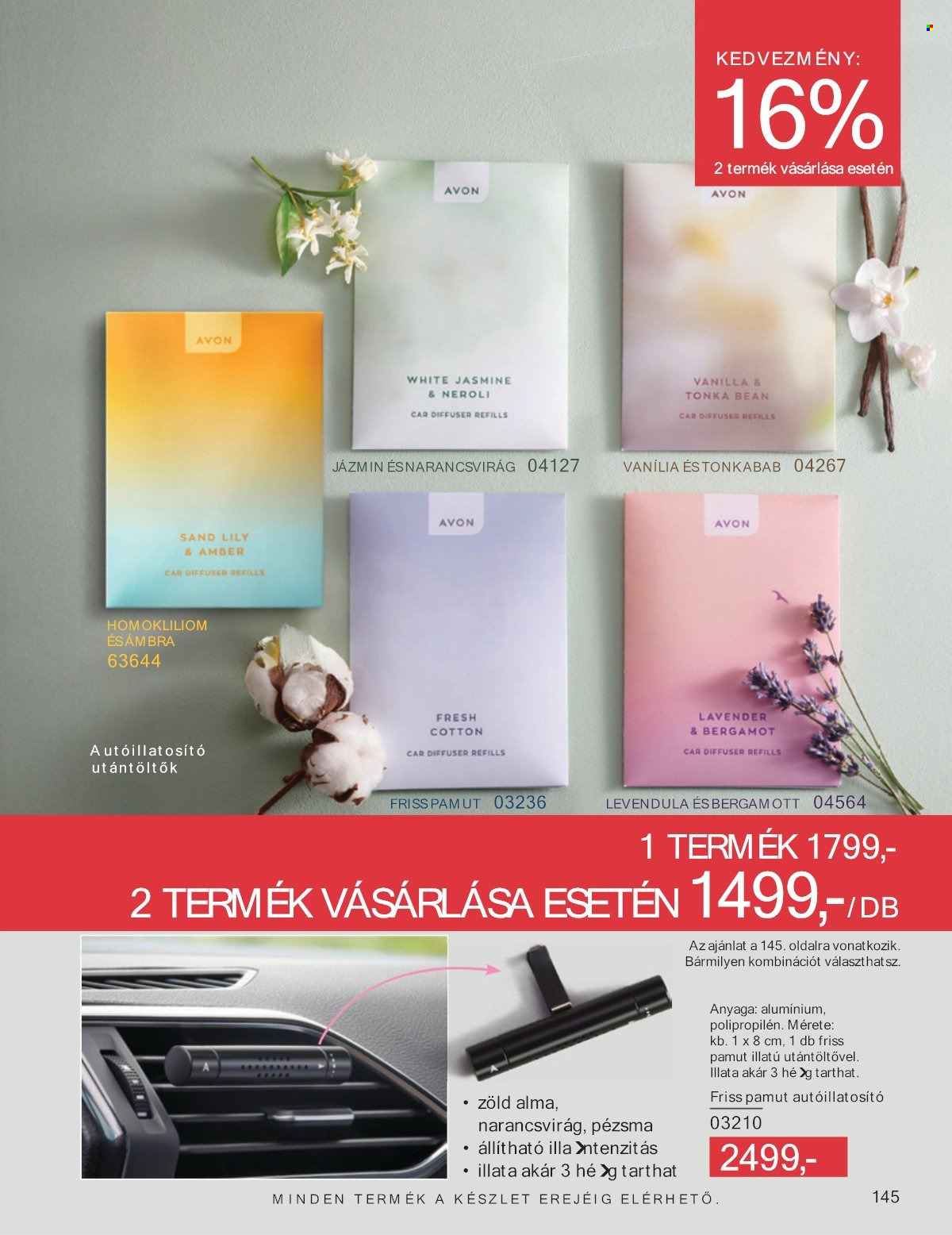 Avon akciós újság érvényes:  - 2025.07.01 - 2025.07.31. 145. oldal Oldal 145