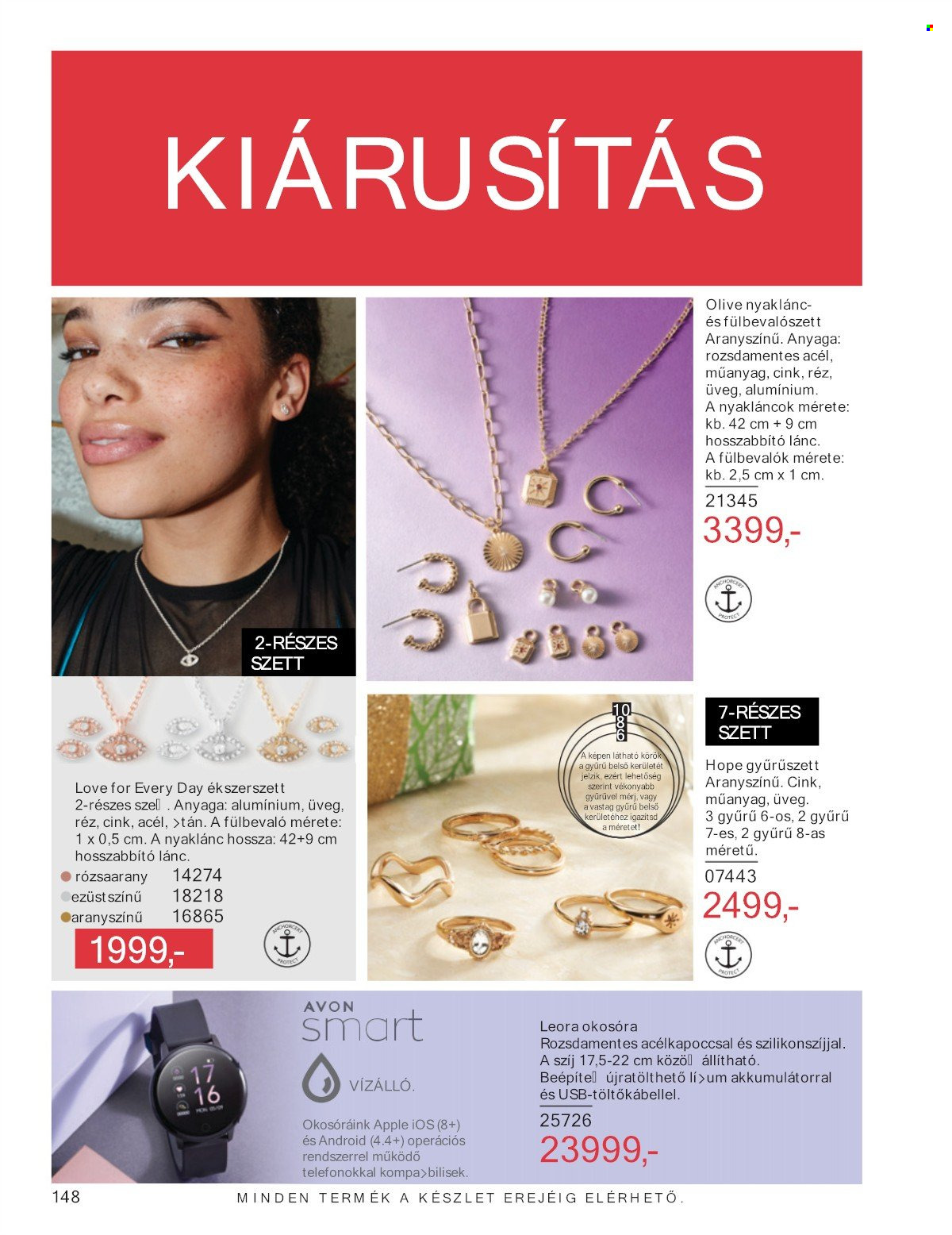 Avon akciós újság érvényes:  - 2025.07.01 - 2025.07.31. 148. oldal Oldal 148
