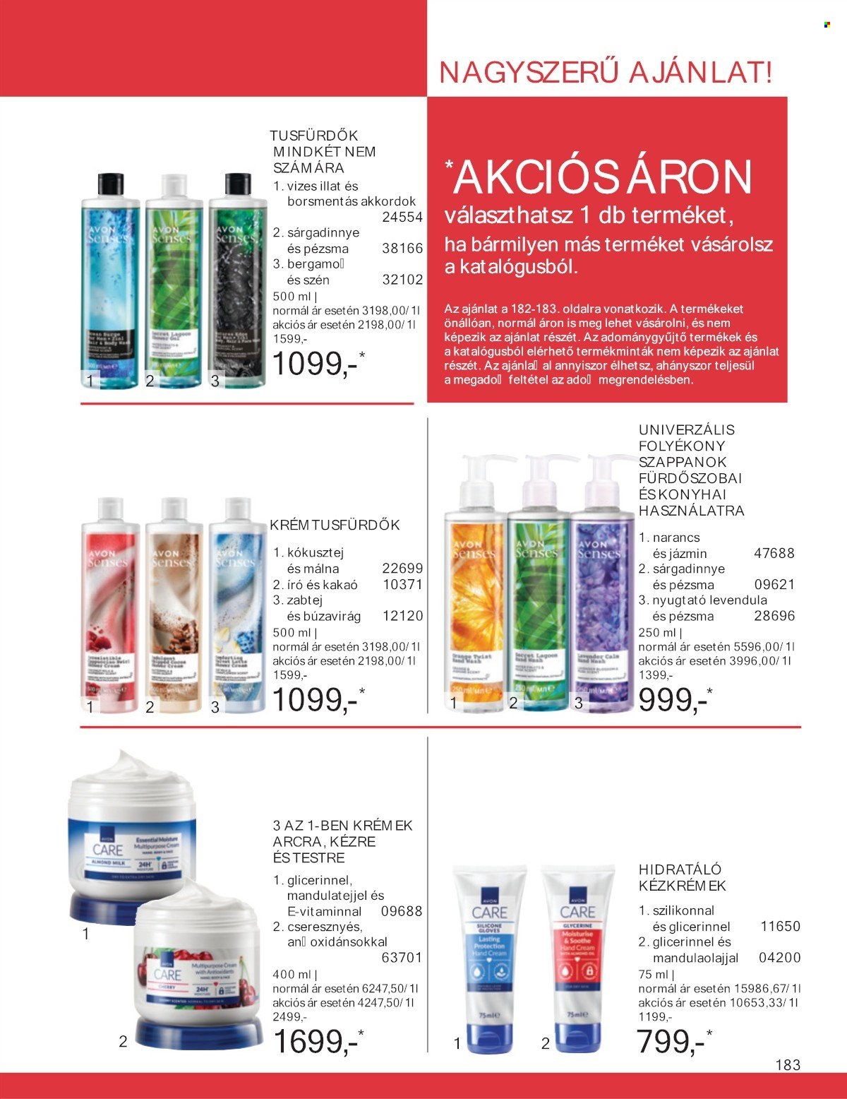 Avon akciós újság érvényes:  - 2025.07.01 - 2025.07.31. 183. oldal Oldal 183