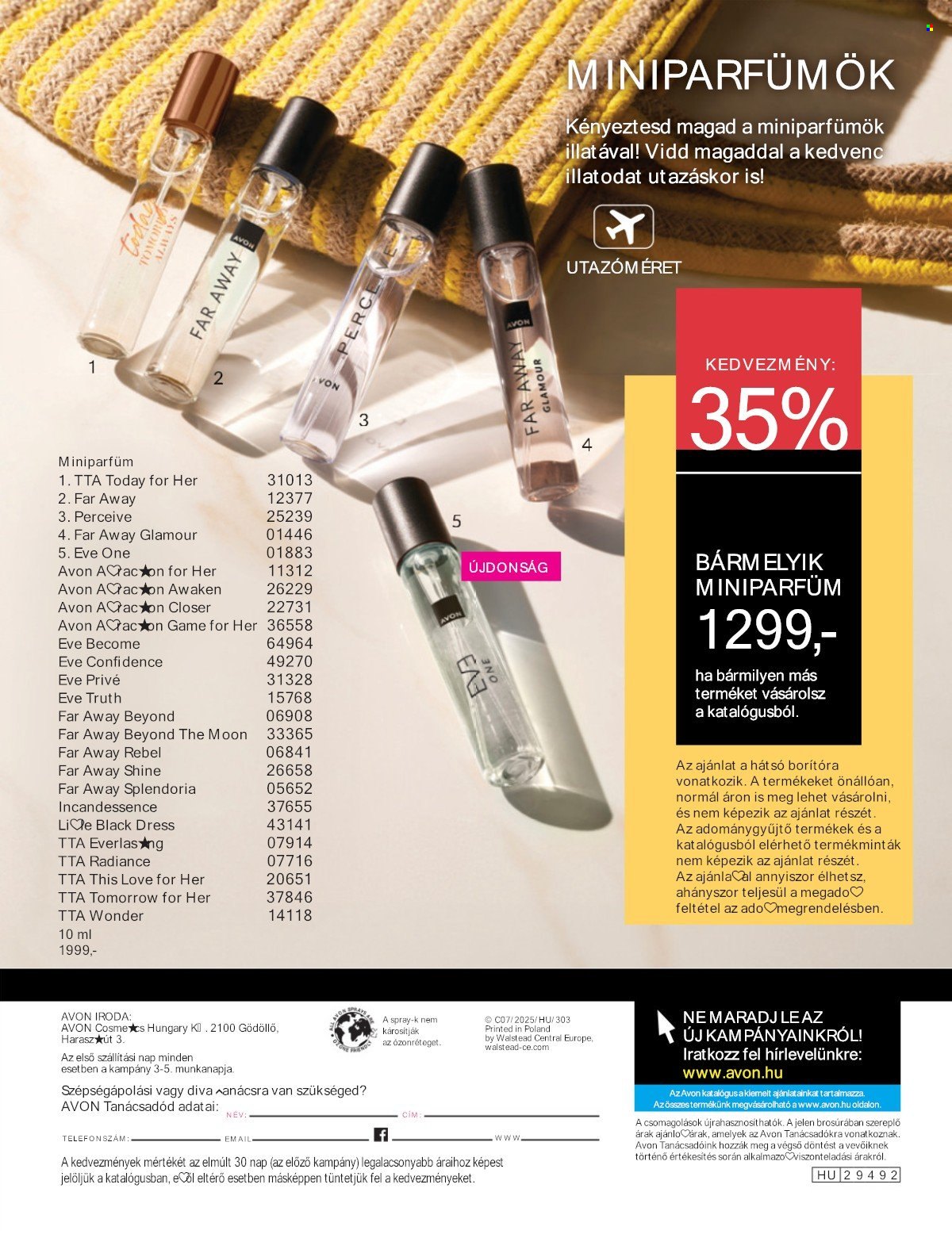 Avon akciós újság érvényes:  - 2025.07.01 - 2025.07.31. 196. oldal Oldal 196