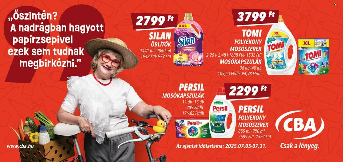 CBA akciós újság érvényes:  - 2025.07.05 - 2025.07.31. 1. oldal Oldal 1