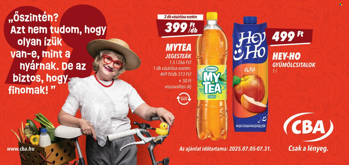 CBA akciós újság érvényes:  - 2025.07.05 - 2025.07.31. 3. oldal Oldal 3