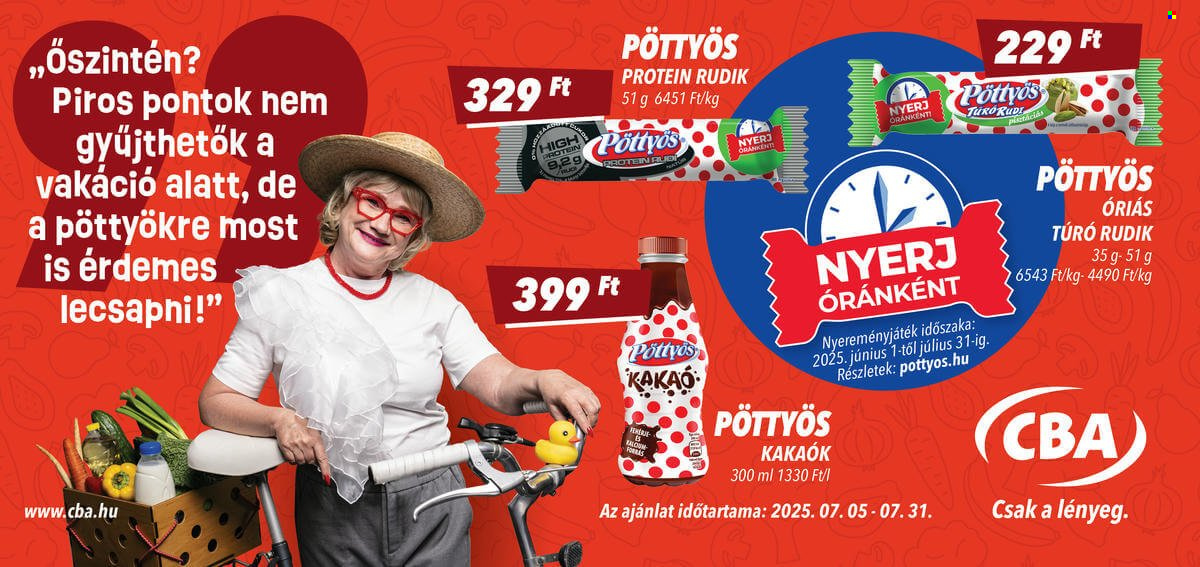 CBA akciós újság érvényes:  - 2025.07.05 - 2025.07.31. 4. oldal Oldal 4