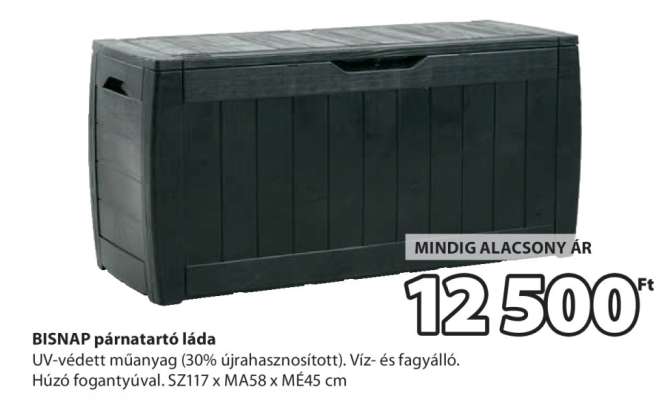 BISNAP párnatartó láda