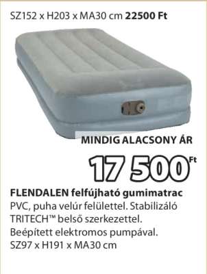 FLENDALEN felfújható gumimatrac
