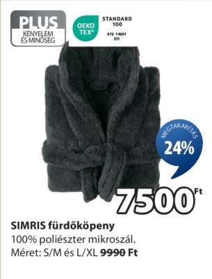 SIMRIS fürdőköpeny
