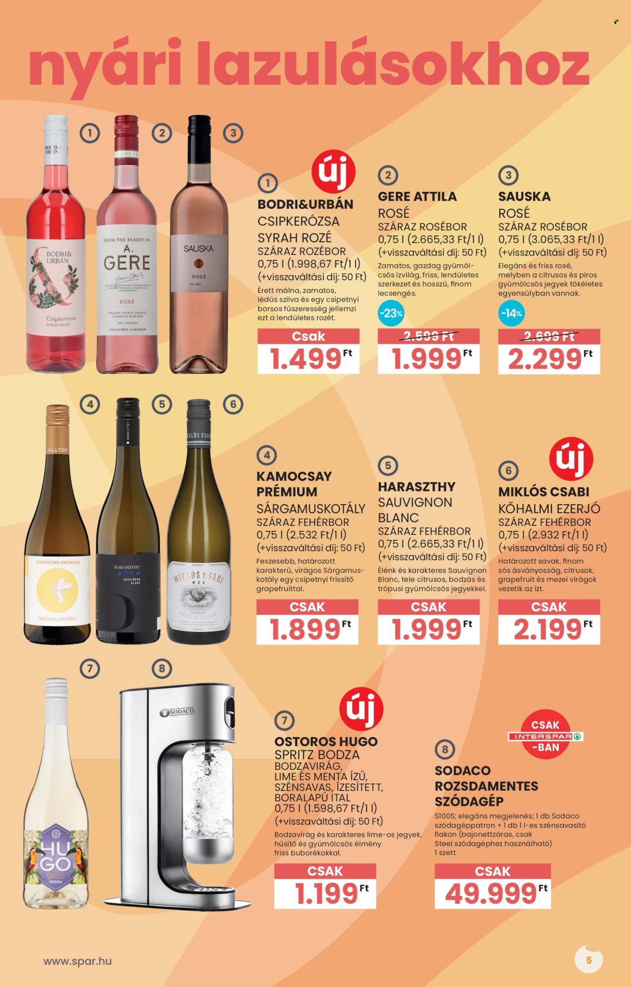 SPAR akciós újság érvényes:  - 2025.07.03 - 2025.07.30. 5. oldal Oldal 5