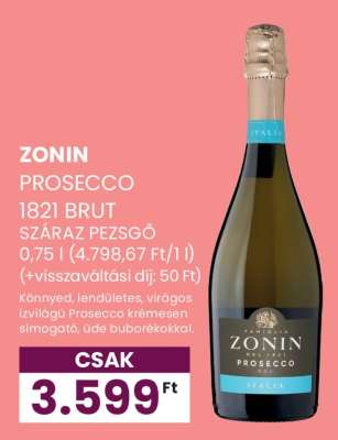 Zonin Prosecco 1821 Brut