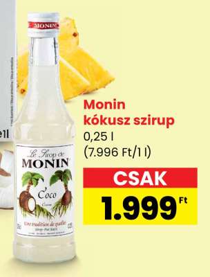 Monin kókusz szirup