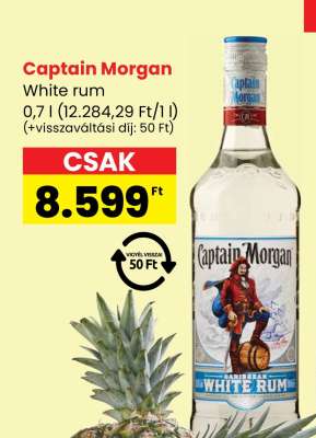 Captain Morgan White rum