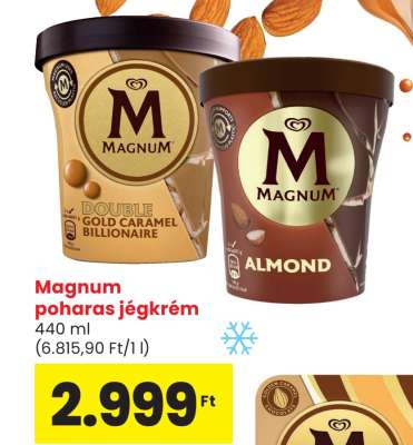 MAGNUM Poharas jégkrém