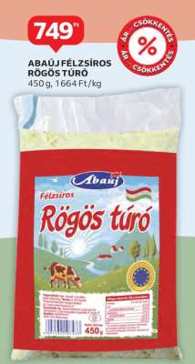 Abaúj Félzsíros Rögös Túró