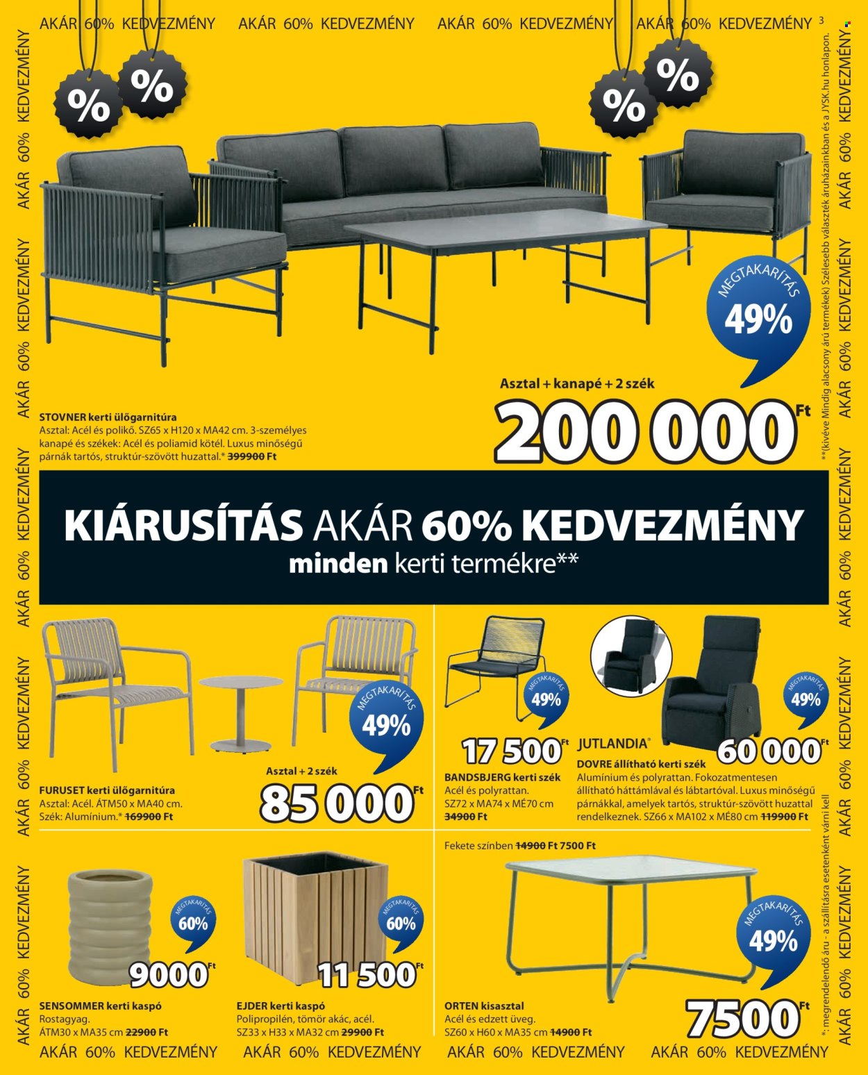 JYSK akciós újság érvényes:  - 2025.07.30 - 2025.09.02. 3. oldal Oldal 3