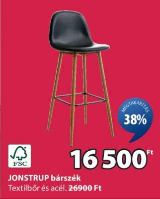 JONSTRUP bárszék