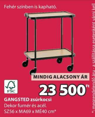 GANGSTED zsúrkocsi