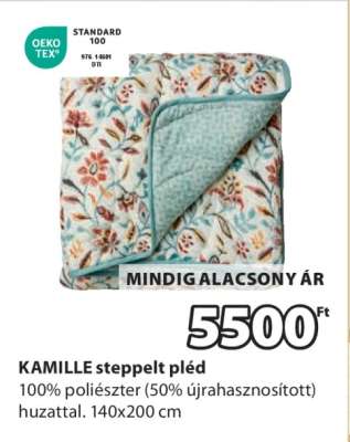 KAMILLE steppelt pléd