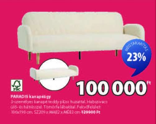 PARADIS kanapéágy