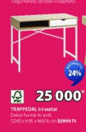 TRAPPEDAL íróasztal