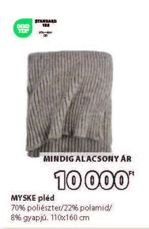 MYSKE pléd