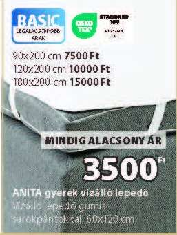 ANITA gyerek vízálló lepedő