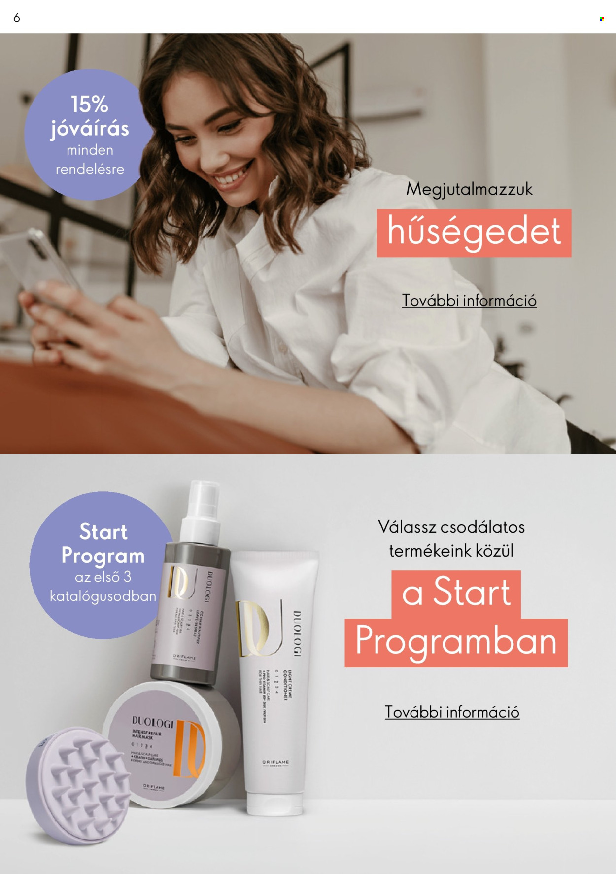 Oriflame akciós újság érvényes: . 6. oldal Oldal 6