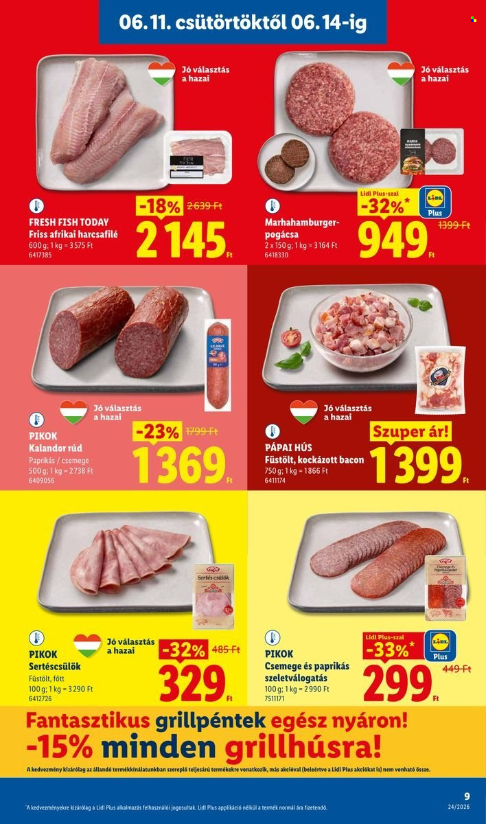 Lidl akciós újság érvényes:  - 2026.06.11 - 2026.06.17. 9. oldal Oldal 9