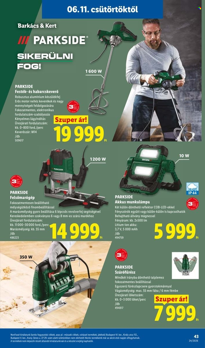 Lidl akciós újság érvényes:  - 2026.06.11 - 2026.06.17. 43. oldal Oldal 43