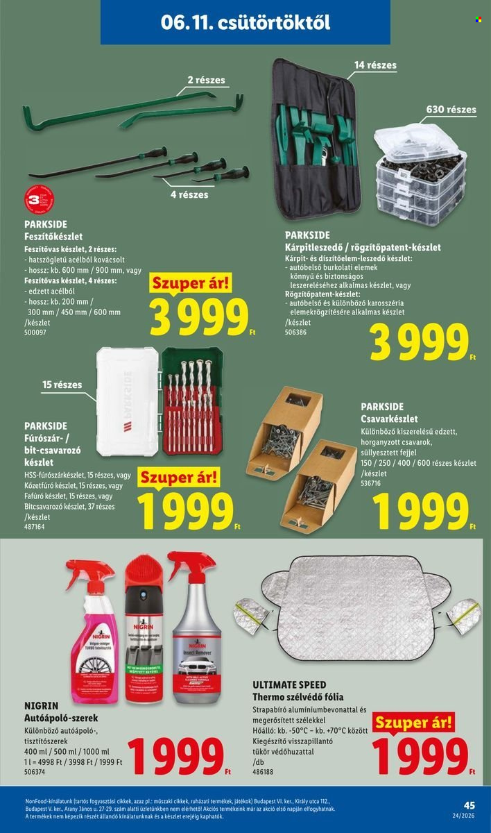 Lidl akciós újság érvényes:  - 2026.06.11 - 2026.06.17. 45. oldal Oldal 45