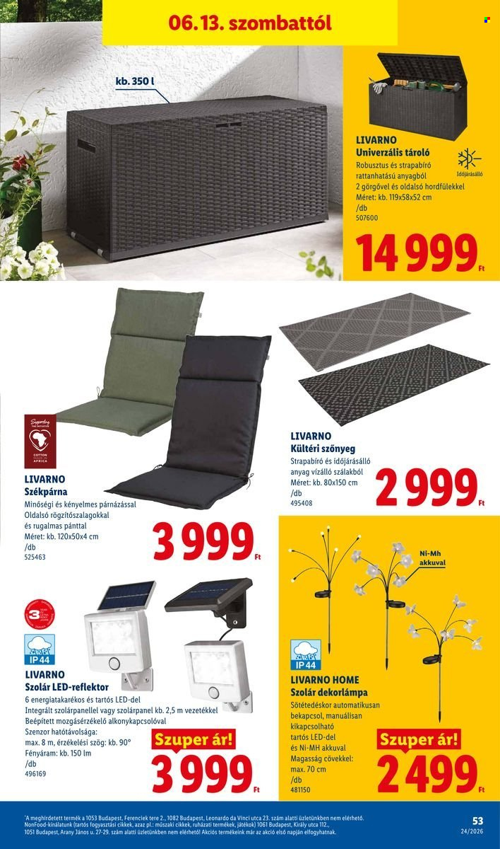 Lidl akciós újság érvényes:  - 2026.06.11 - 2026.06.17. 53. oldal Oldal 53