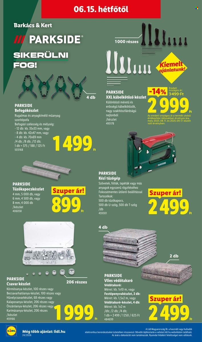 Lidl akciós újság érvényes:  - 2026.06.11 - 2026.06.17. 62. oldal Oldal 62