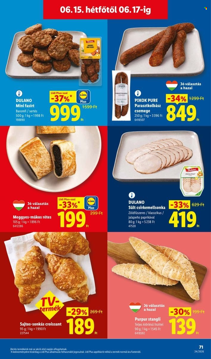 Lidl akciós újság érvényes:  - 2026.06.11 - 2026.06.17. 71. oldal Oldal 71