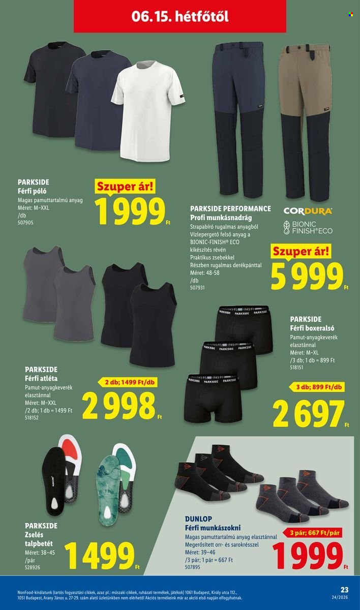 Lidl akciós újság érvényes:  - 2026.06.11 - 2026.06.17. 23. oldal Oldal 23