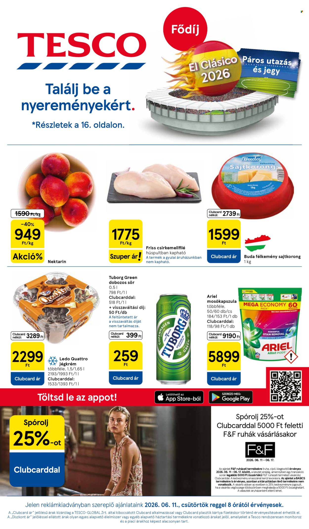 TESCO akciós újság érvényes:  - 2026.06.11 - 2026.06.17. 1. oldal Oldal 1