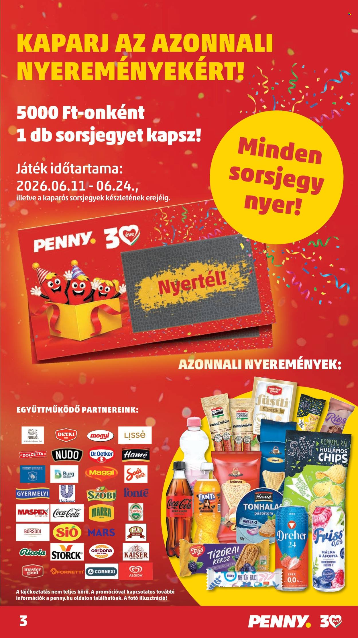 Penny Market akciós újság érvényes:  - 2026.06.11 - 2026.06.17. 3. oldal Oldal 3