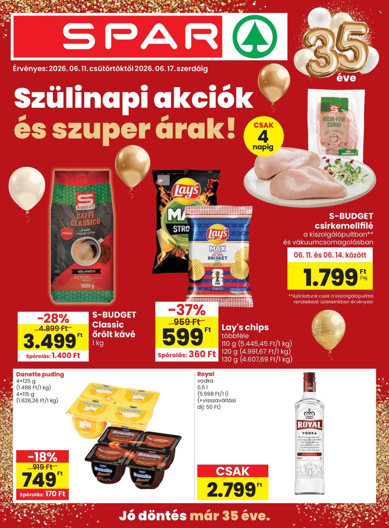 SPAR akciós újság érvényes:  - 2026.06.11 - 2026.06.17. 1. oldal Oldal 1